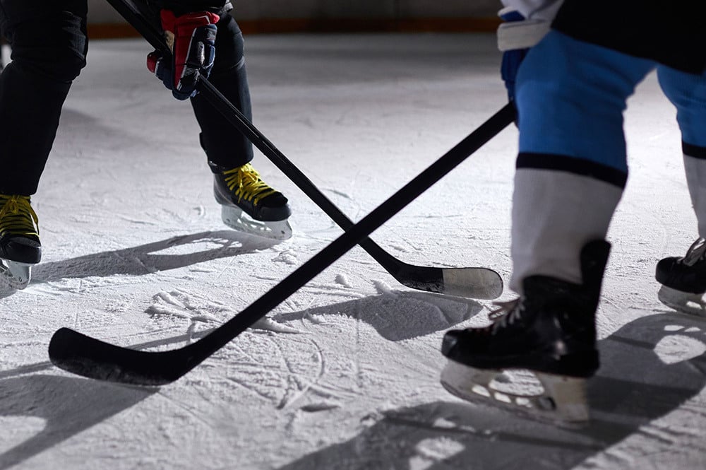 hockey players playing